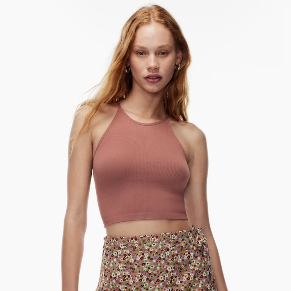 BNWT BOOKER SEAMLESS HALTER TANK TOP